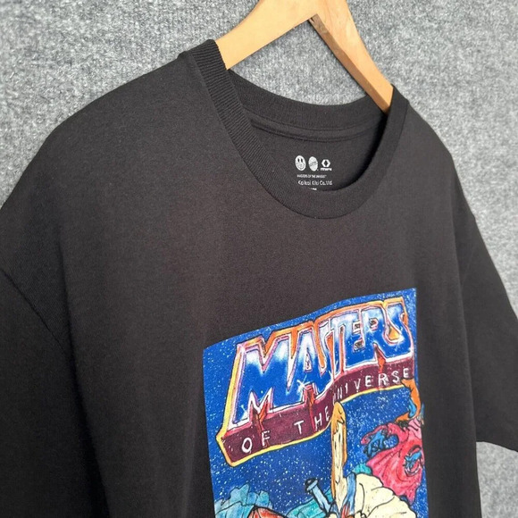 Madsaki Masters of the Universe T-Shirt Mens Large Black He-Man Short Sleeve Tee - Picture 2 of 12